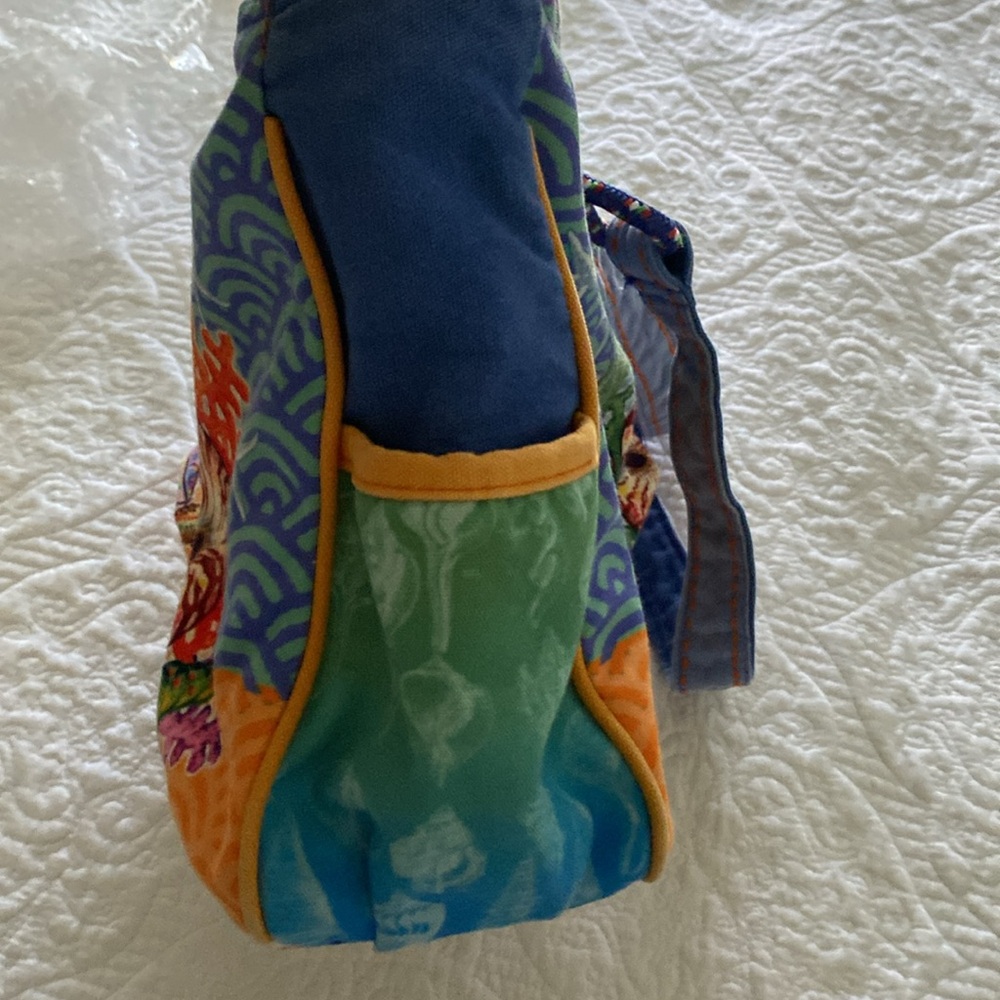 Sun N’ Sand beach theme shoulder bag tote - Picture 5 of 11